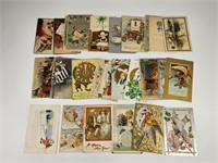 LARGE ASSORTMENT OF HAPPY NEW YEAR POSTCARDS