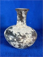 Antique Stoneware Vase w/ Round Bottom