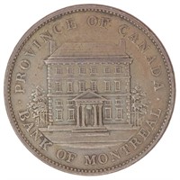 Canada PC-2B Bank of Montreal 1842 Penny Token Br5