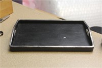 Vintage Double Handle Wooden Tray