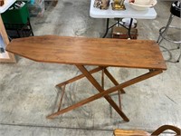 wooden antique ironing board