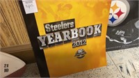 Steelers 2012 yearbook and sign