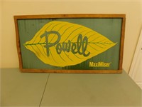 Powell Metal Advertising Sign (26 x 48)