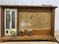 Zenith AM/FM Radio no cord As Is 16" x 8"