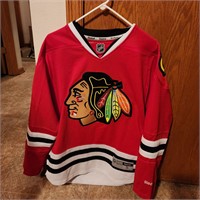 REEBOX BLACK HAWKS JERSEY