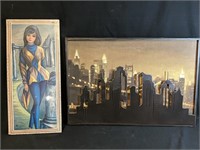 One Beautiful "city scale" 16.5" x 24.5" and 9" x