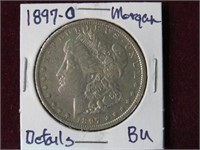 1897 (O) MORGAN SILVER DOLLAR 90% DETAILS BU