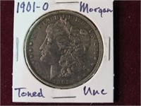 1901 (O) MORGAN SILVER DOLLAR 90% TONED UNC