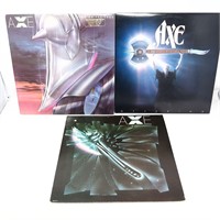 Lot of 3 Axe LP Vinyl Records