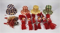 VINTAGE NEW YEARS & CHRISTMAS POP DECORATIONS