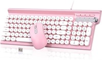 RaceGT Wired Pink Keyboard and Mouse Combo,