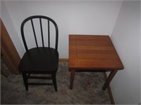 kids chair & end table