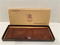 Vintage Tilley Brown Leather Wallet. NEW