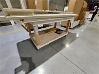 3 Mobile Assembly Benches each Approx 2m x 1m