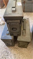 3 military. Ammo boxes
