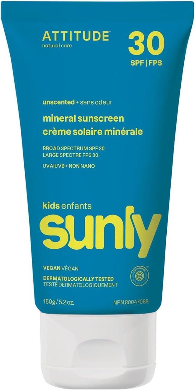 ATTITUDE Kids SPF 30 Mineral Sunscreen