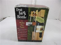 Wine bottle puzzle don't break the bottle