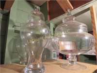 large covered candy cookie jars biscotti jar