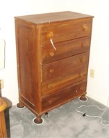 Vintage Wood Chester Of Draws Tall