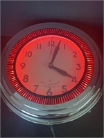 Neon Clock Sales spinner wall clock