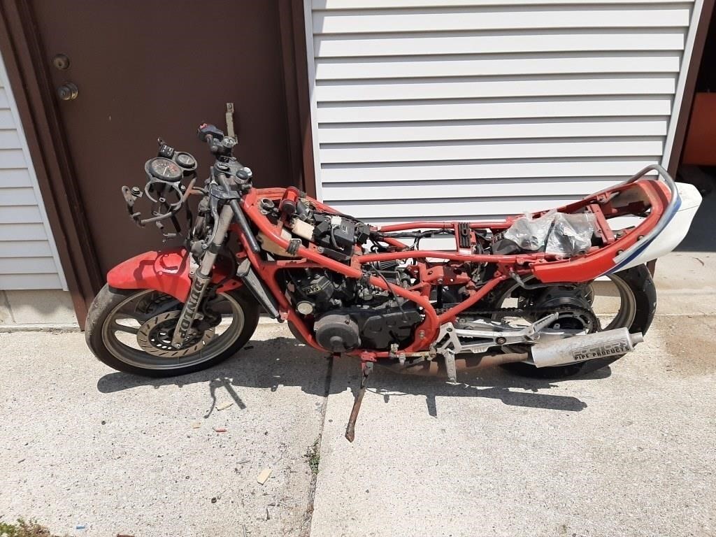 1985 Yamaha Motorcycle Model R3C. For Parts.