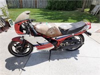 1985 Yamaha Model R3C Motorcycle.14,065 +/- kms