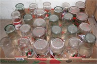 Large box of Christmas Drinking Glasses.