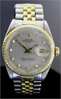 Men's 14kt/SS Oyster Perpetual Datejust Rolex