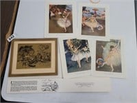 PRINTS BY LIONEL BARRYMORE AND EDGAR DEGAS