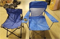 (2) Fold Up Camp Chairs