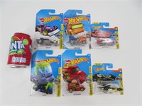 6 hot wheels die cast neufs