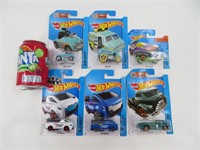 6 hot wheels die cast neufs