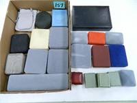 (19) Empty Jewelry Boxes, All Sizes, with (3)