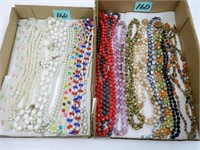 (2) Flats - Costume Necklaces