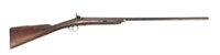 Percussion 12 Ga. fowling gun, 33" single