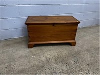 Vtg. Small Pine Blanket Chest