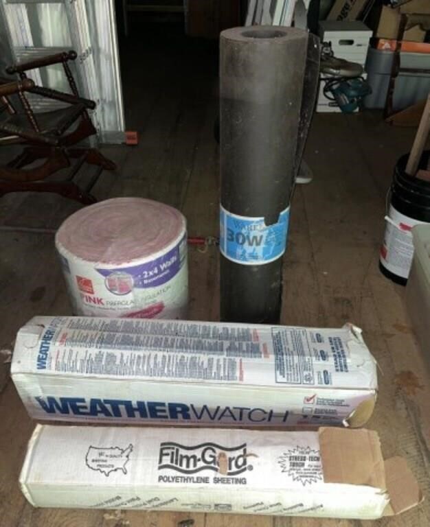 Lot of House Insulation Supplies