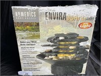 Homemedics Enviroscape lighted fountain