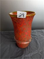 Art Glass Vase- 9" Tall- 5.5" Diameter