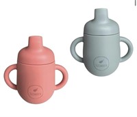 SILISMOOTH Silicone Sippy Cup with Spout (6M+)