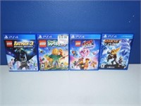 4 PS4 Games Lego +