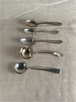 Sterling Spoons 5 Spoons total