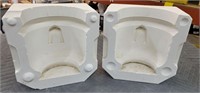 3 Large Ceramic Molds