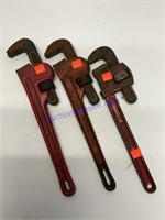 3, 14”  inch pipe wrenches