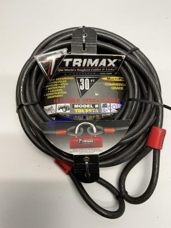 Trimaflex Dual Looped Multi-Use Cable 30' TDL3010