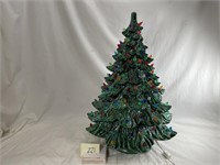 Vintage ceramic Christmas tree 22" tall