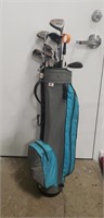 Assorted Golf Clubs w/ Bag