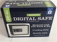 Medium digital safe tested