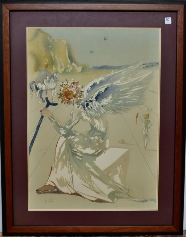 Salvador Dali "Helen Of Troy" Lithograph