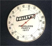FALLEY'S PEDDLERS PARTY THEROMETER
